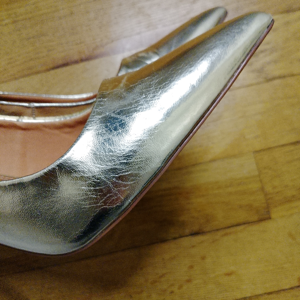 Asos Metallic Pointed Toe Women's Pumps - Gold - Picture 5 of 11